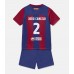 Barcelona Joao Cancelo #2 Dětské Oblečení Domácí Dres 2023-24 Krátkým Rukávem (+ trenýrky)